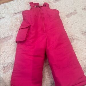 London Fog Vibrant Pink Snow Bib